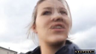 Cum walk in the NEIGHBORHOOD l STEP DADDYS LUDER