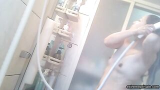 Mother from Japan spied in the shower