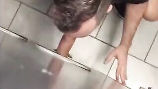 Glory Hole Hunk Blowjob