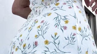 Sexy Wife Letting the Butt Cheeks Breathe
