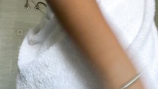 Bathroom Surprise with Big Round Ass