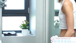 Slender Teen Blonde Fucked And Creampied