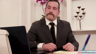 Tgirl Aubrey Kate thank lawyer with anal