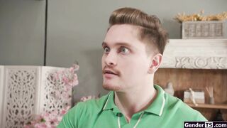 If you can suck her tgirl cock so can I