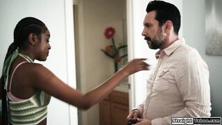 My stepdad wanted to spy so I fucked him