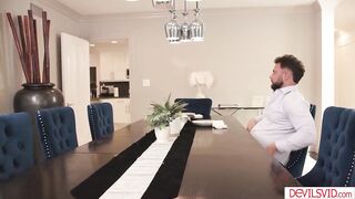 Big tits wife caught husband red handed