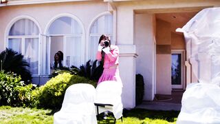 My bestie fuck my ass n photographer on my marriage