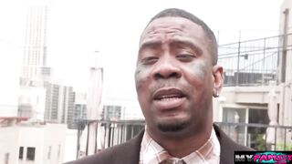 Fuck my pussy and cum on my face black stepdad