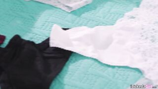 Stepmom got horny spanking stepdaughter