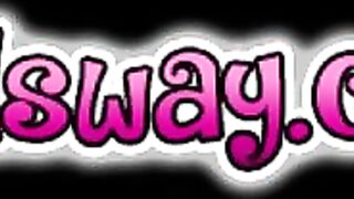 Natalie Brooks convinces Nicole Kitt and Lucy Lotus to kiss for a photo