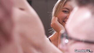 Busty tgirl anal fucks guy ifo his wife