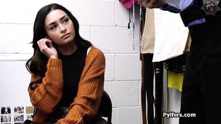 Filmed fucking her on camera underneath after thorough strip search