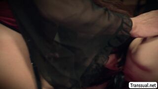 Summoning this Evil TS to lick and fuck my pussy