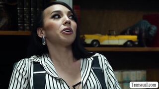 My horny boss wants me to fuck her wet asshole