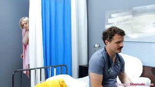 Trans nurse catches patient fuck nurse