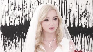 Small tit bride fucked by grooms stepbro