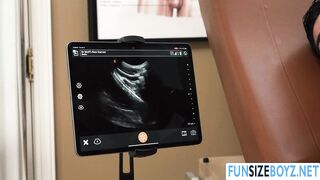 While having an ultrasound my doctor penetrates me