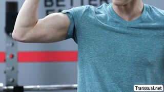 Gym anal sex is the best place