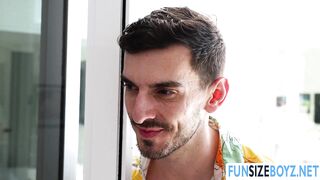 Fucking this attractive twink with my friend