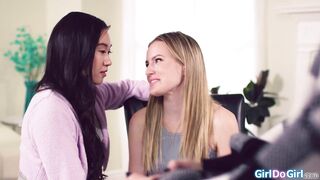 Sex counselor joins her clients for oral