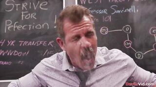 Teacher fucks and makes student squirt