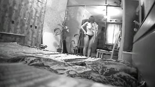Naked stepmother (intimate voyeur home footage)