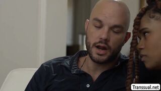 I almost cum in the mouth of my TS girlfriend 2