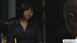 Fucking my horny TS secretary while im not busy