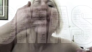 Shaved Blonde Granny Sucks And Fucks
