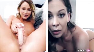 Milf watching stepdaughter masturbating