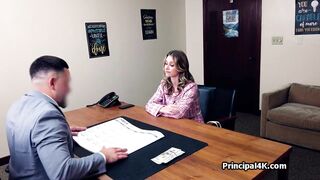 MILF Anyas Edging Challenge with Principal