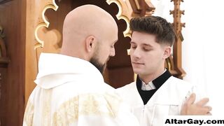 Priest Gives Altar Boy Hardcore Lesson