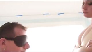 Blonde Mistress Destroys Her Slave Ass
