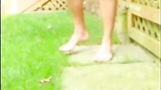 MJB45 Naked Outdoor Wank - this is me