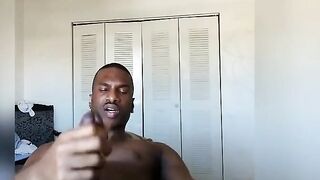 Can I BUST my BLACK Dick down your throat?