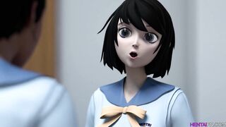 3D College Lesbians Sex Cartoon
