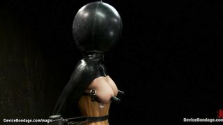 Bound in metal lesbian rough whipped